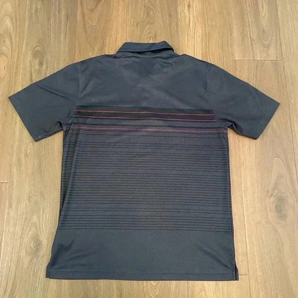Men’s pebble beach performance golf striped polo size medium - Picture 8 of 9